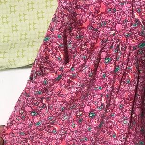 Pink Patterned American Eagle Skirt w/ Pockets